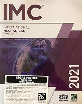 2021 International Mechanical Code Book (IMC Code) 1st Edition : ISBN 9781609839550